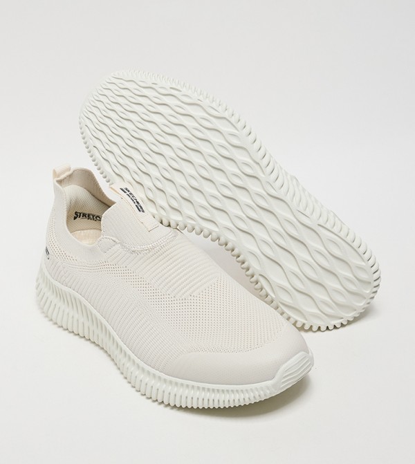 Skechers  - Beige Walking Shoes