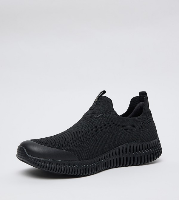 Skechers  - Black Walking Shoes