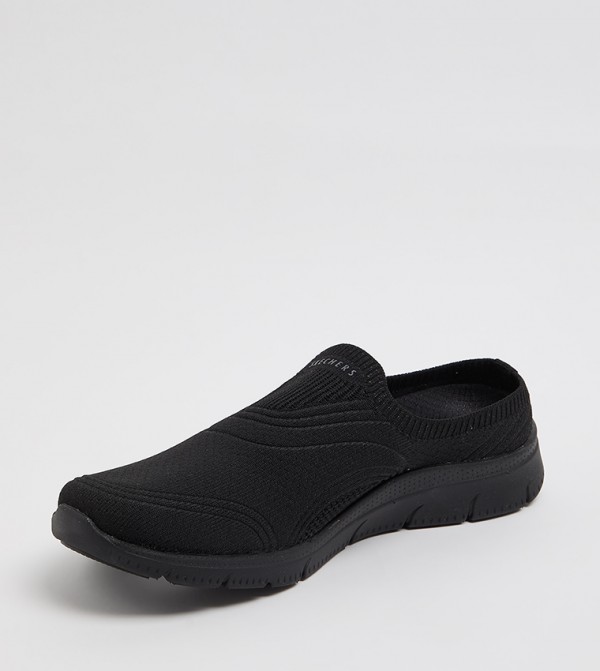 Skechers  Shoes - Black Casual Slip-ons