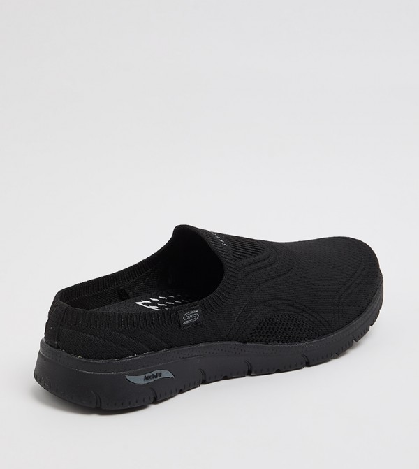 Skechers  Shoes - Black Casual Slip-ons