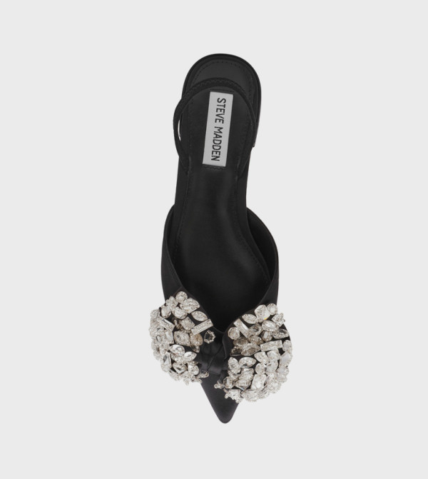 Steve Madden  - Black Flat Sandals