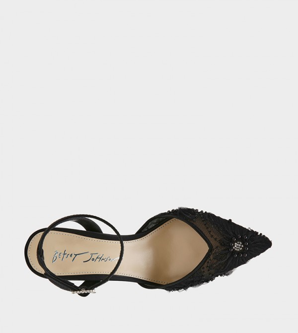 ستيف مادن  صنادل - أسود أحذية بكعب