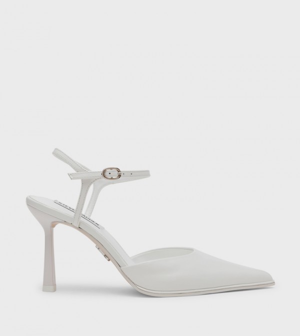 ستيف مادن  أحذية كعب  - أبيض أحذية بكعب