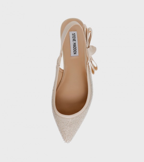 Steve Madden  - Beige Flat Sandals