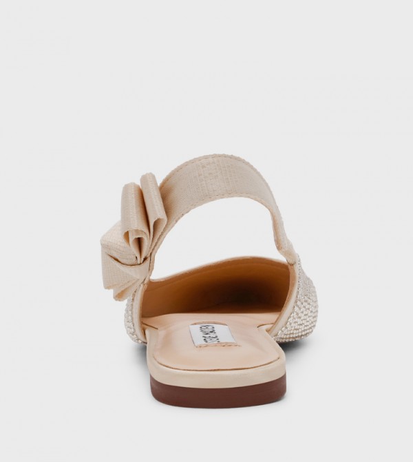 Steve Madden  - Beige Flat Sandals
