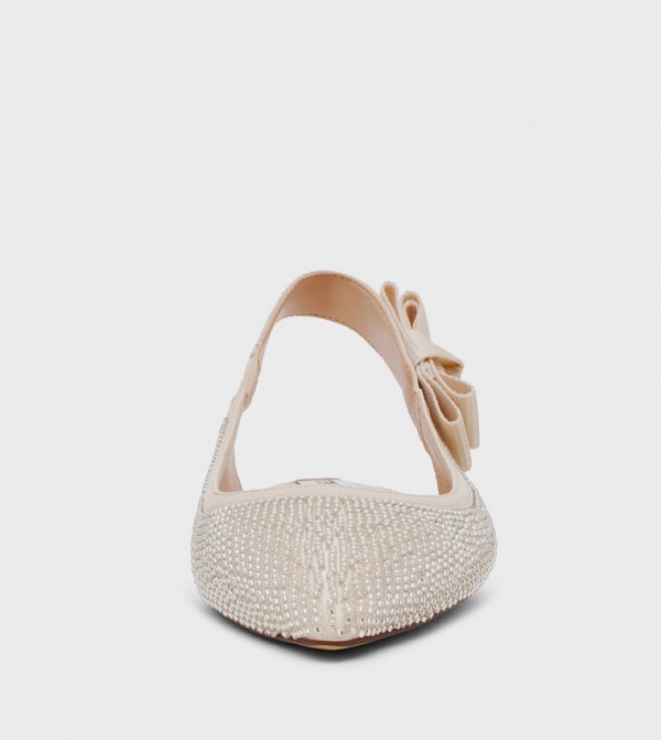 Steve Madden  - Beige Flat Sandals