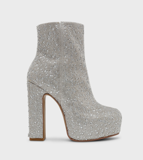 Steve Madden  Ankle Boots - Silver Ankle length Boots