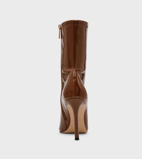 ستيف مادن  أبوات - بني  Mid Calf Boots