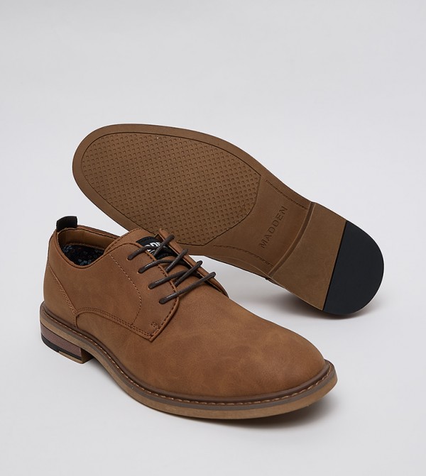 ستيف مادن  - بني  Formal Lace-Up Shoes