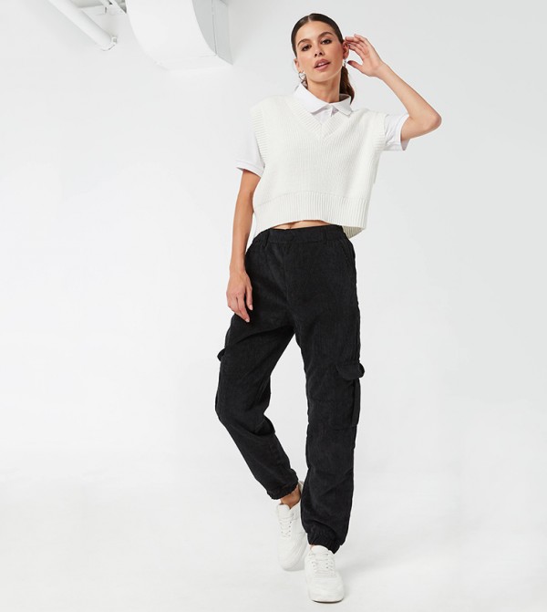 Ardene  Sportswear - Black Track Pants & Joggers