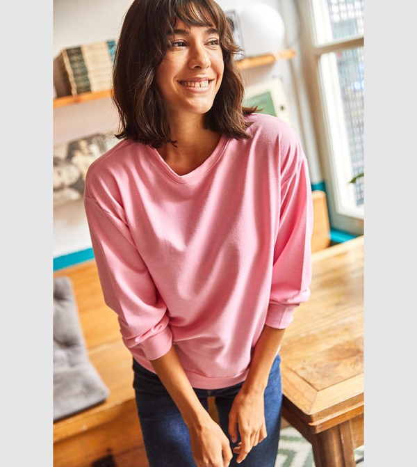 Olalook  - Pink Sweatshirts