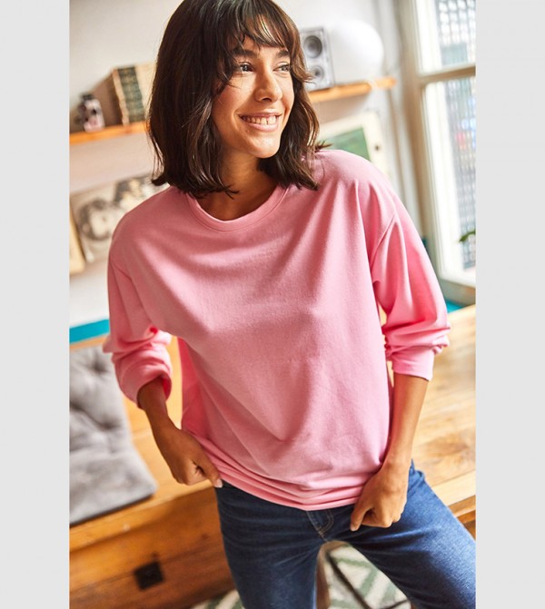 Olalook  - Pink Sweatshirts