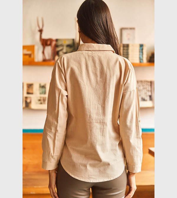 Olalook  - Beige Shirts