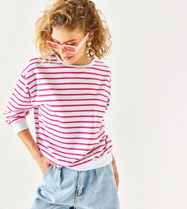 Olalook  - Pink Sweatshirts