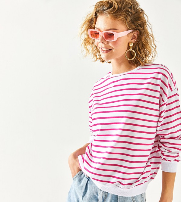 Olalook  - Pink Sweatshirts