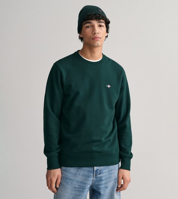 GANT GANT - Green Sweatshirts