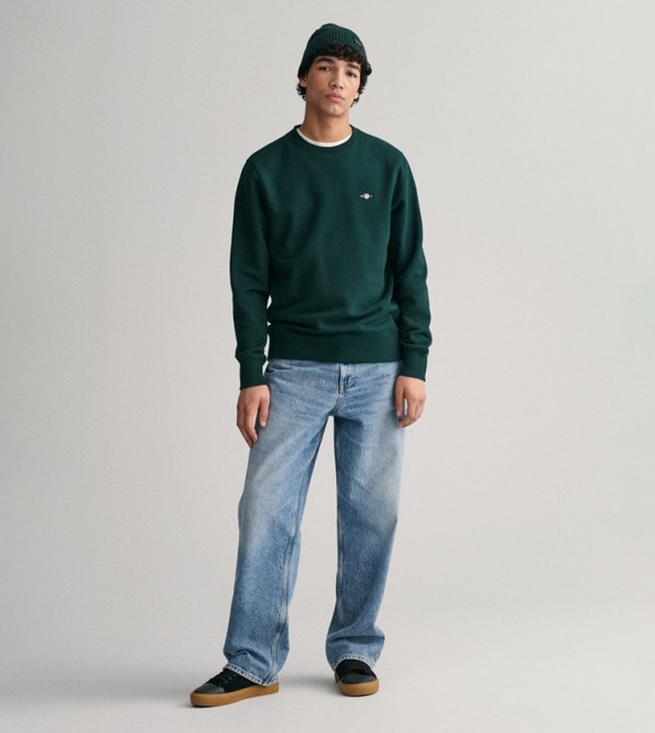 GANT GANT - Green Sweatshirts