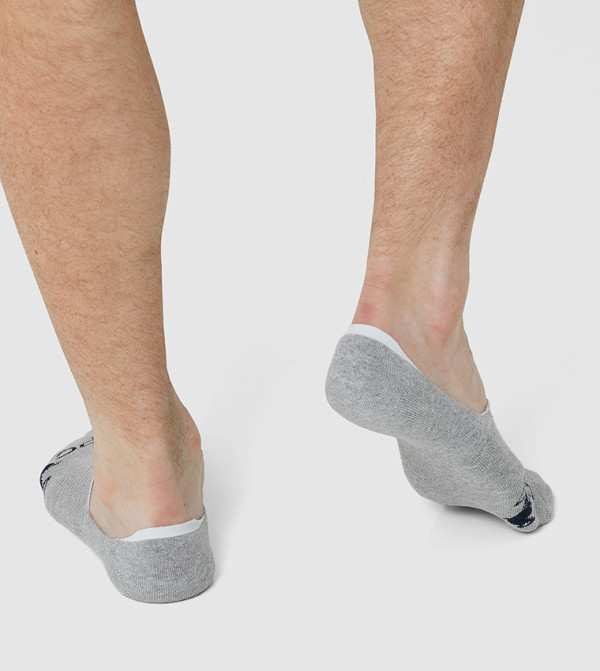بيفرلي هيلز بولو كلوب  جوارب   - رمادي No show Socks