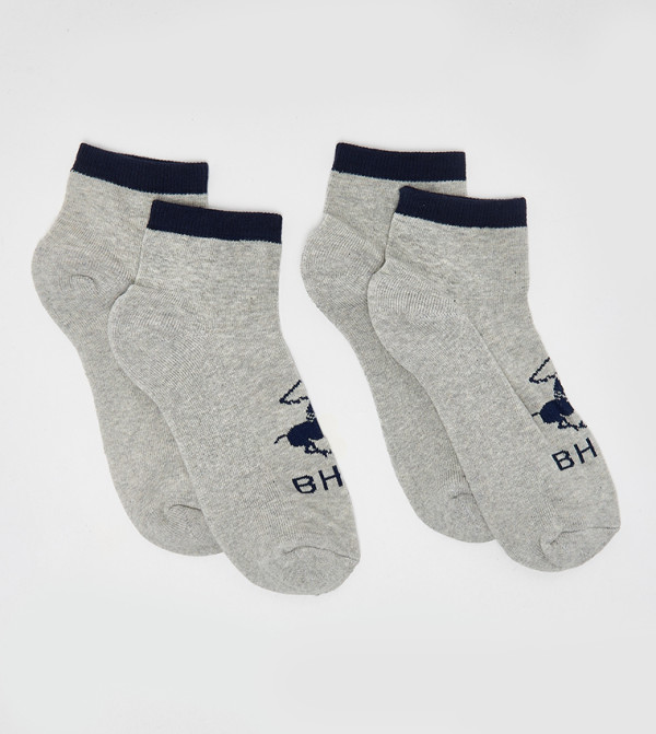 بيفرلي هيلز بولو كلوب  جوارب   - رمادي Ankle Length Socks