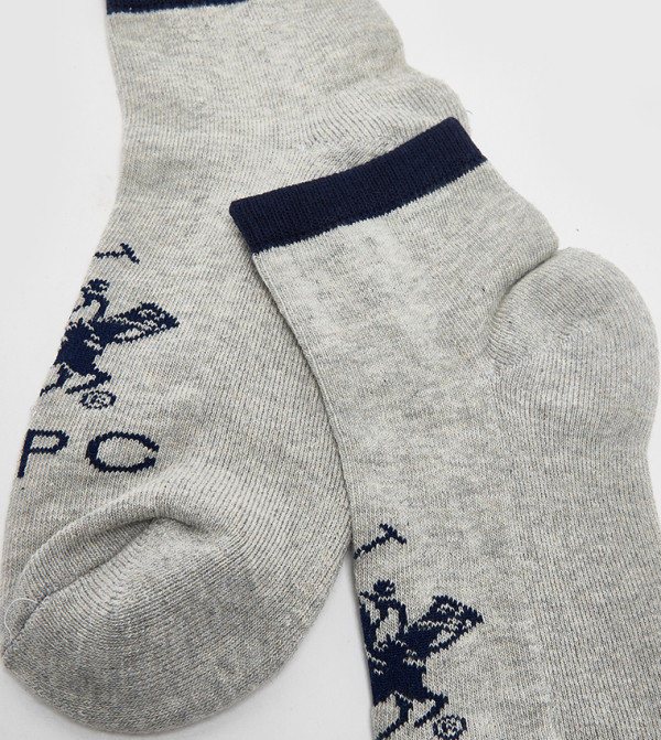 بيفرلي هيلز بولو كلوب  جوارب   - رمادي Ankle Length Socks