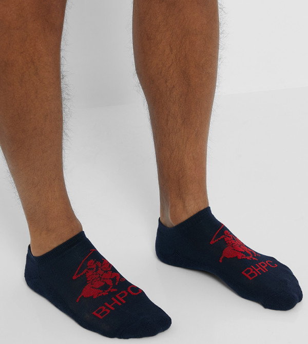 Beverly Hills Polo Club Socks - Blue Ankle Socks