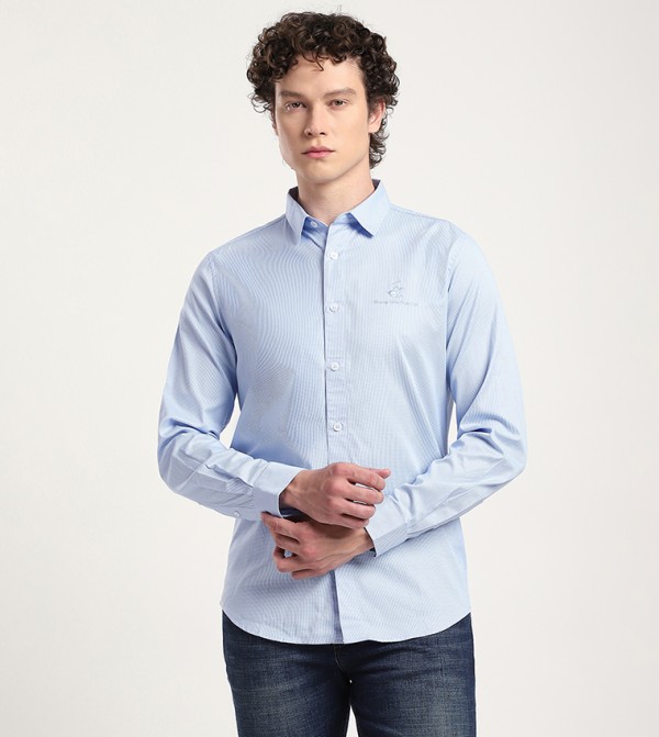 Beverly Hills Polo Club Beverly Hills Polo Club - Light Blue Long Sleeves