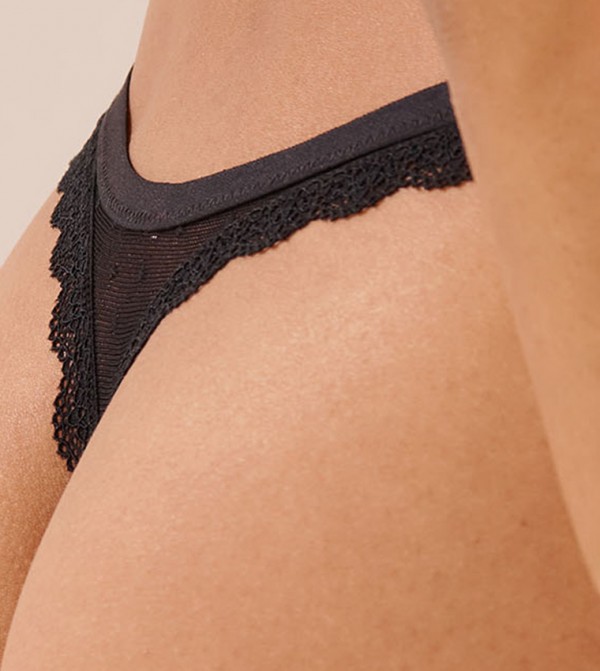 La Vie en Rose  Lingerie - Black Briefs