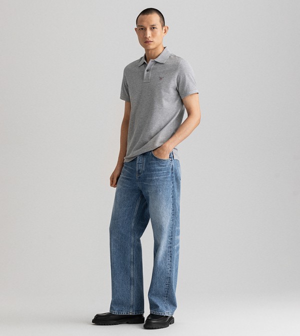 GANT GANT - Grey Polo T-shirts