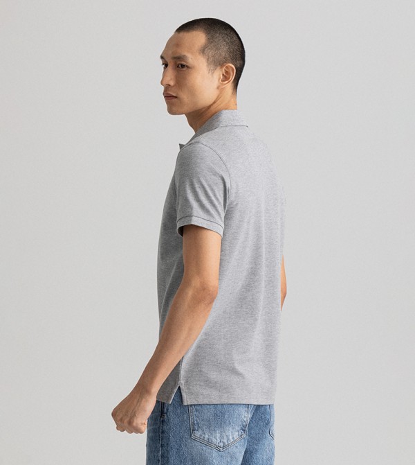GANT GANT - Grey Polo T-shirts