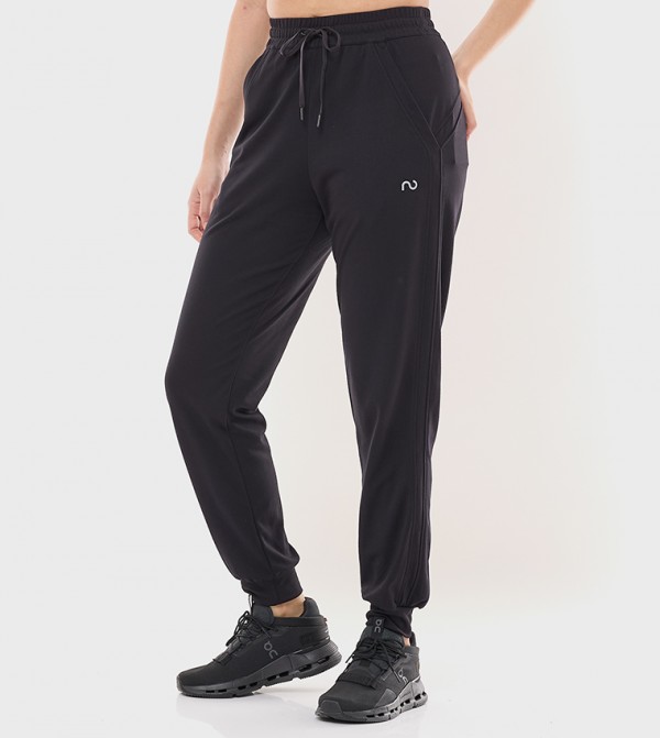 NOT ORDINARY  - Black Track Pants & Joggers