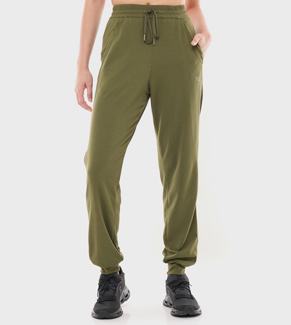 NOT ORDINARY  - Green Track Pants & Joggers