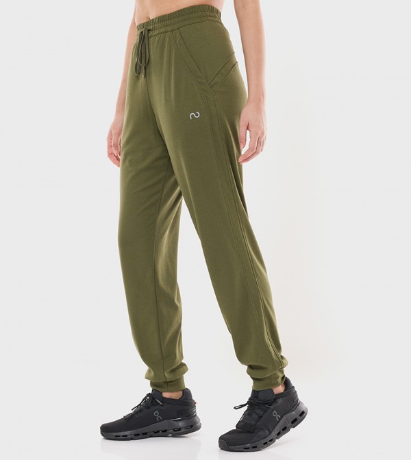 NOT ORDINARY  - Green Track Pants & Joggers