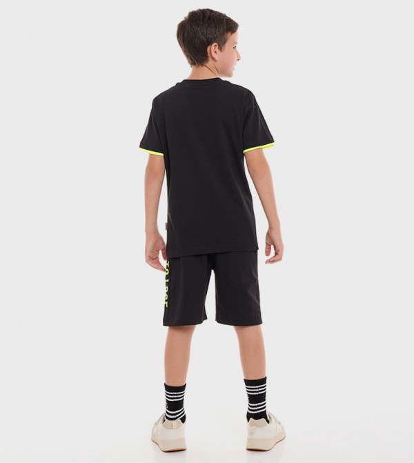 Victor and Jane Victor and Jane - Black Top & Shorts