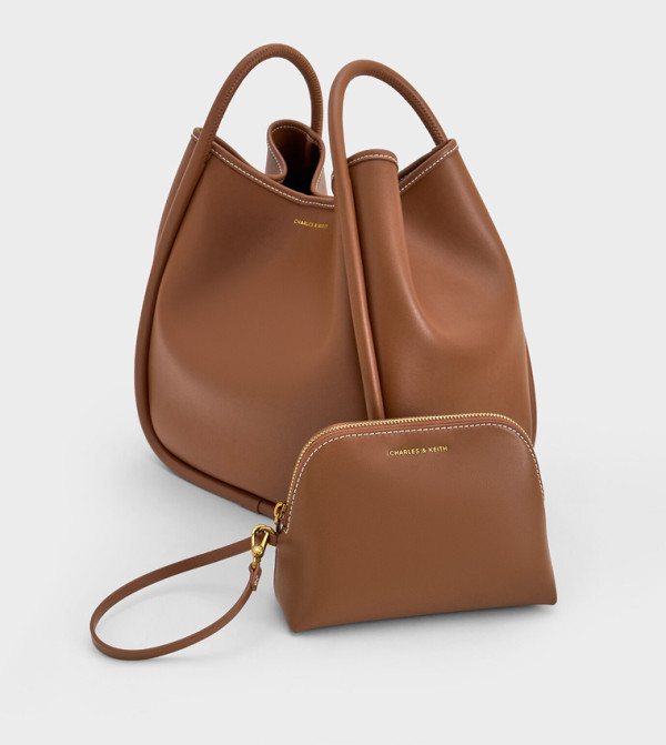 Charles & Keith  Bags - Brown Shoulder bags