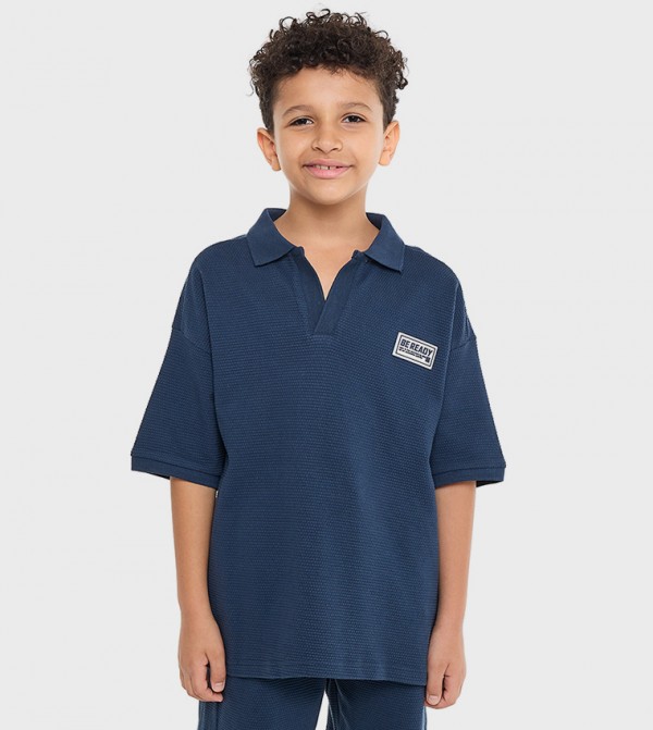 Victor and Jane Victor and Jane - Navy T-shirts & Bottoms