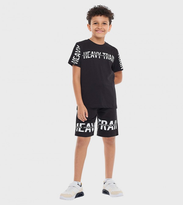 Victor and Jane Victor and Jane - Black T-shirts & Bottoms