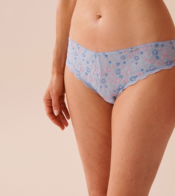 La Vie en Rose  Lingerie - Blue Briefs