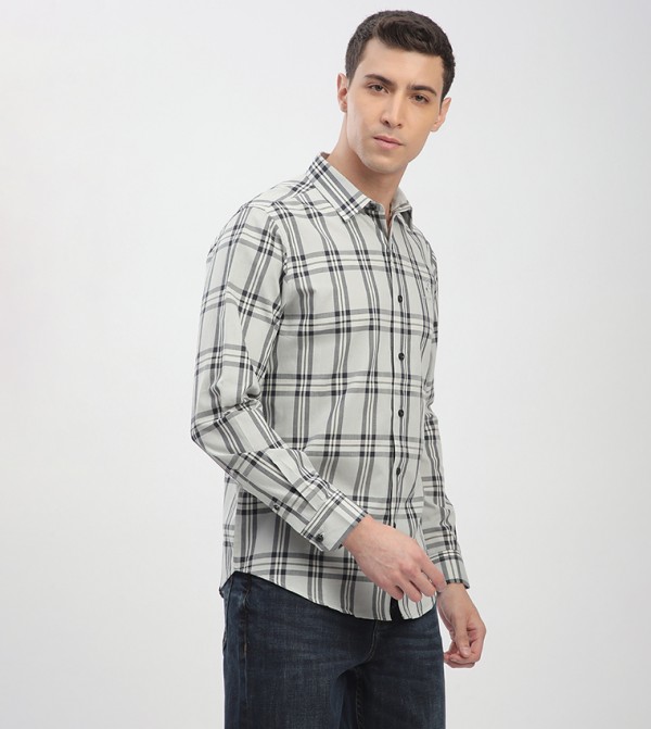 Beverly Hills Polo Club  Shirts - Grey Long Sleeves