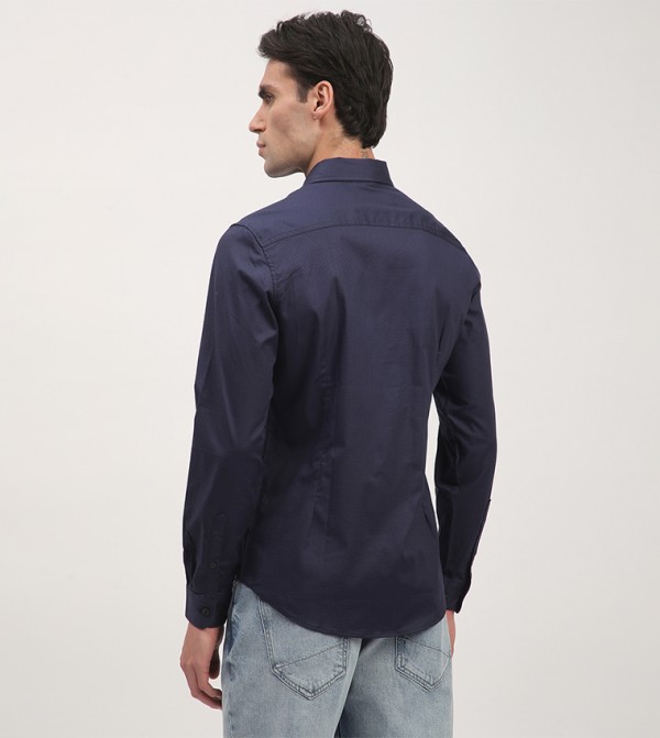 Beverly Hills Polo Club  Shirts - Blue Long Sleeves