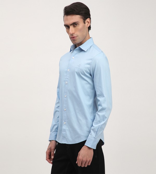 بيفرلي هيلز بولو كلوب  قمصان - أزرق Long Sleeves