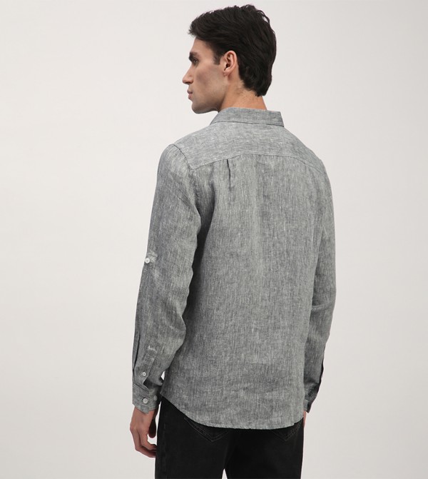 Beverly Hills Polo Club  Shirts - Grey Long Sleeves