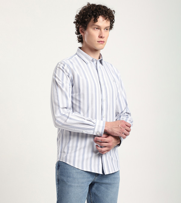 Beverly Hills Polo Club Shirts - Dark Blue Long Sleeves