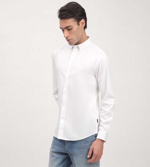 Beverly Hills Polo Club  Shirts - White Long Sleeves