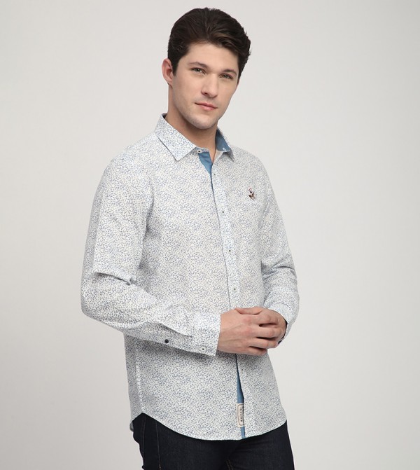 Beverly Hills Polo Club  Shirts - Blue Casual Shirts