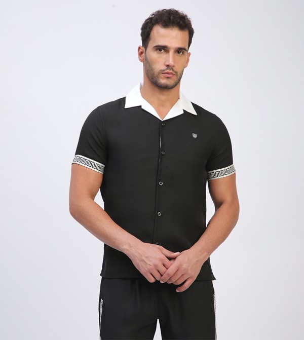 بيفرلي هيلز بولو كلوب  قمصان - أسود Short Sleeves