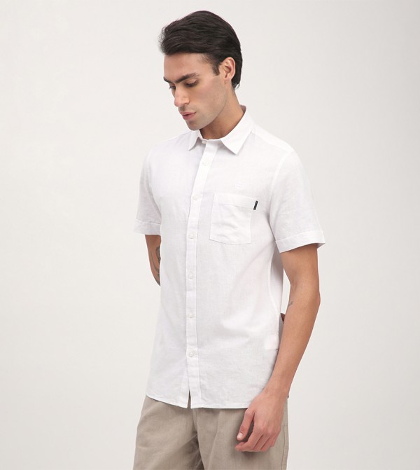 Beverly Hills Polo Club  Shirts - White Short Sleeves