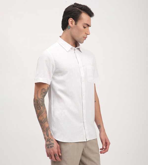 Beverly Hills Polo Club  Shirts - White Short Sleeves