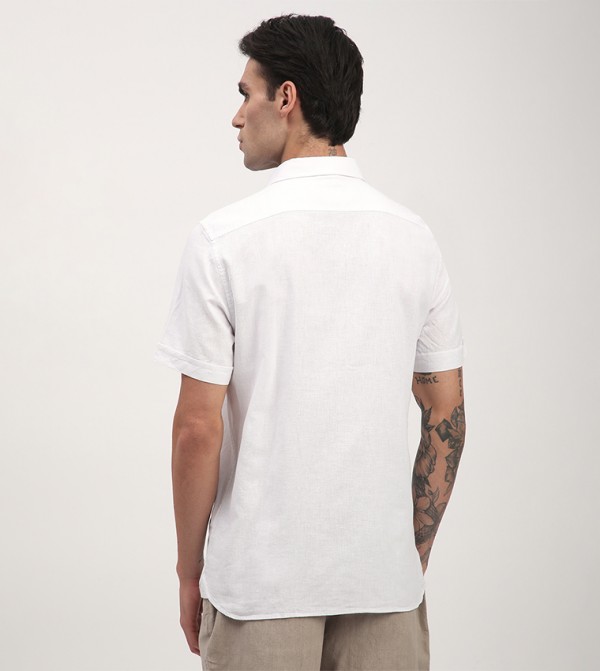 Beverly Hills Polo Club  Shirts - White Short Sleeves