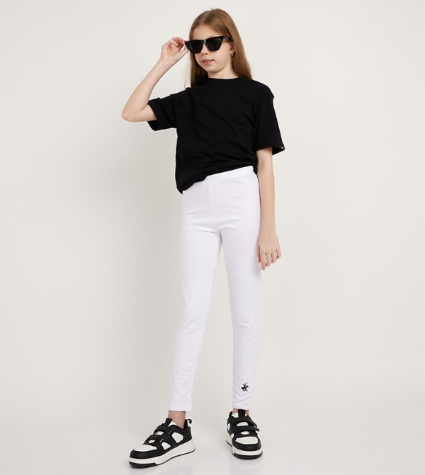Beverly Hills Polo Club  Bottomwear - White leggings