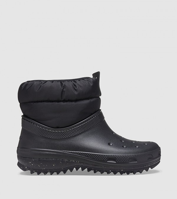 Crocs  Boots - Black Ankle length Boots